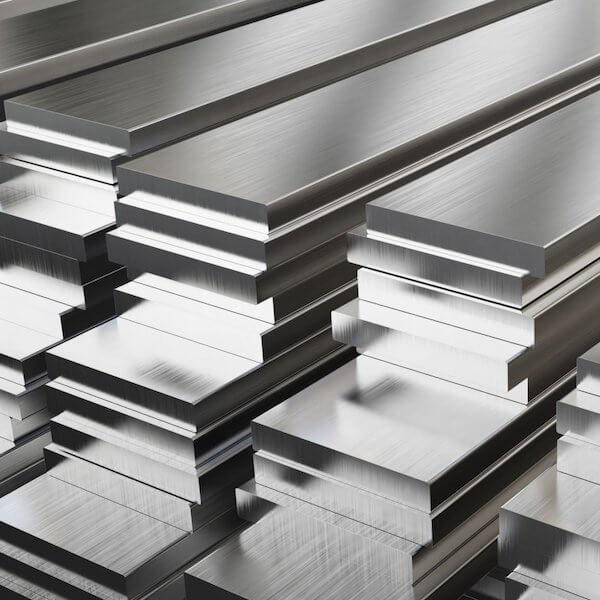 Aluminium Stahlplatten nach Maß. Eisenplatten aus Aluminium.  Unterschiedliche Dicken.